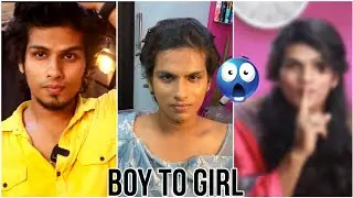 Hot Girl 🥵😲|Men in Lady getup🔥|Boy to Girl Makeup Transformation|farithharshni