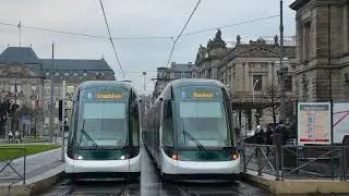 CTS annonce tram B destination Hoenheim Gare