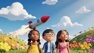 Two Little Toy Rockets Zooming High | Nursery Rhymes for Kids & Baby Songs