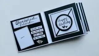 DIY Scrapbook for Best Friend/How to Make Scrapbook@ArtCraftByTulsi 