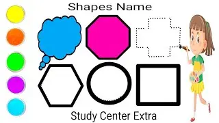 Shapes Color for kids | Learn 2D Shapes song draw for kids | Shapes song draw for kids Toddler Paint