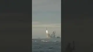 Test launch of a #russian 3M22 Zircon #hypersonic #cruise #missile #mwcreator #militaryships #zircon