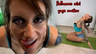 SHORT CLIPS: Halloween yoga routine