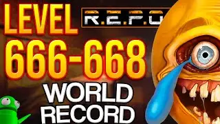 R.E.P.O. Solo World Record Level 666-668 | HELL LEVEL RESPAWN!💀