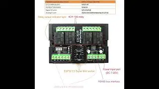 New ESC3E05 RISC-V SOC Wi-Fi BLE Development Board ESP32 C3 Super Mini RS485 Relay Expansion Module