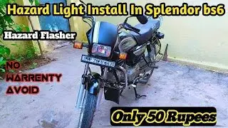 Splendor modified police hazard light