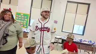 Atlanta Braves visit Winchester Elementary