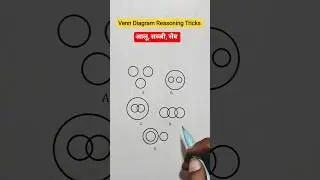 Venn Diagram Reasoning Question Tricks, upp, ssc gd, mts, rrb, ntpc, ssc cgl, chsl, Reasoning Class
