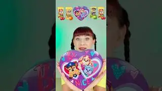 ASMR Paw Patrol Jelly Candy Box  #mukbang #challenge