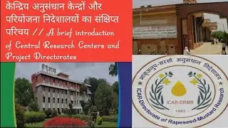 ##Imp Research institute & Directorates project##Agriculture Important points for Competitive exam