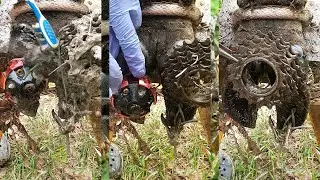 Amazing clean, trim ,steel and nailed was stuck in cow hoof