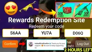 FREE FIRE REDEEM CODE FOR TODAY NOVEMBER 18 | FF REWARDS REDEEM CODE | FF REDEEM CODE TODAY