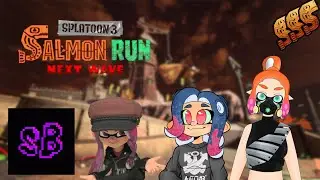 Salmon Slaughter & Curling Hurl Challenge w/ Friends! (Splatuber Salmon Station)