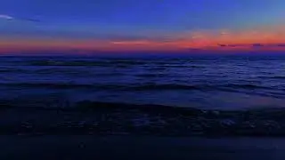 Sleep Background with Calm Night Ocean | Ocean Waves Sound