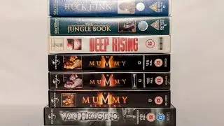 Tribute to Movie Director Stephen Sommers with Films on VHS Tape 📺📼🎬🎥