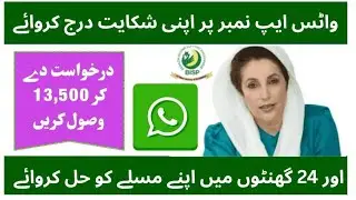 BISP WhatsApp Payment Complaint 2025 &ndash; Register Issues Instantly & Get Rs. 13,500 Fast