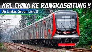 HAMPIR NABRAK MOBIL !! Uji Coba KRL CRRC Seri CLI 125-TS5 (Tanah Abang &rarr; Rangkasbitung)