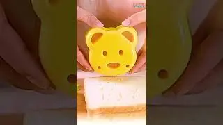 Bear Shaped Sandwich Bread Cutter #shorts