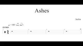 Stellar - Ashes | DRUM SHEET MUSIC