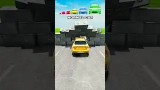 Big & Small cars vs Brick Wall - BeamNG.Drive