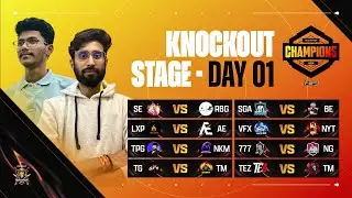Telugu Territory Champions League LIVE 🔴 | Day 1 Knockout Stage | Free Fire Telugu Esports