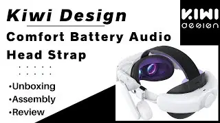Kiwi Design Comfort Battery Audio Head Strap for Meta Quest 2 - Unboxing, Comparison, Review