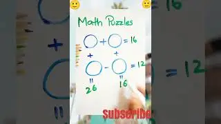 Maths Puzzle #short