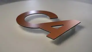 Aluminiumverbund kupferoptik geb&uuml;rstet mit Abstandshaltern 4k Materialvorschau