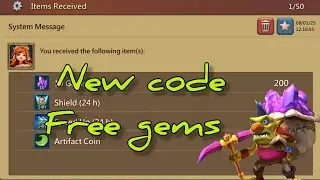 Lords mobile new code😍 free gems speedups and artifacts 🔥 #lordsmobile 