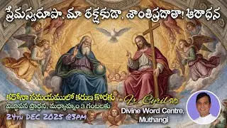 Divine Mercy Intercession | Fr. Cyril Doss SVD | Divine Word Centre,Muthangi  | 24-12-2025 .mov