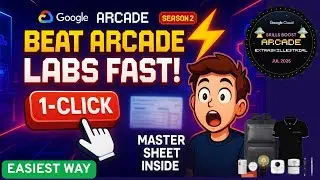 The FASTEST Way to Beat Google Cloud Arcade Season 2! Labs Guide Master Sheet | #qwiklabs #arcade