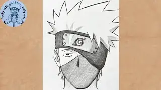 How to Draw Kakashi Hatake || Easy Anime Sketch || Naruto Drawing