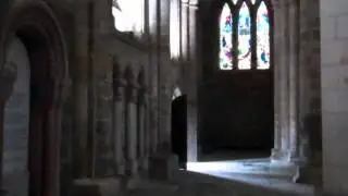 Walk Around The Interior Of Dunfermline Abbey Fife Scotland