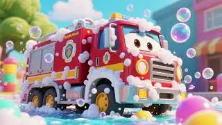 Bubble Wash Rescue Truck Song 🛻🫧 | Nursery Rhymes & Kids Songs