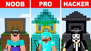 MINECRAFT #40 NOOB PRO HACKER BINO QURDI | @SETMASTER @Mezos012 UZBEKCHA LETSPLAY