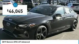 2019 Genesis G70 2019 Genesis G70 2.0T Advanced FOR SALE in Corona, CA G0115