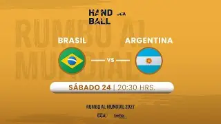 🏆🤾‍♀️ EN VIVO | HANDBALL SCA SENIOR MASCULINO | 🇧🇷 BRASIL vs ARGENTINA 🇦🇷