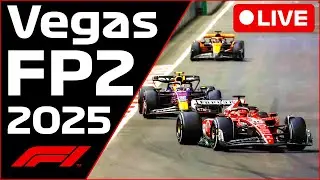 🔴F1 LIVE - Las Vegas GP FP2 - Commentary + Live Timing