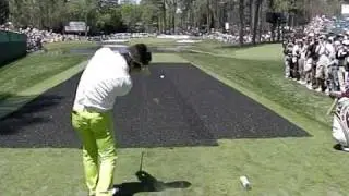 RYO ISHIKAWA SLOW MOTION 16TH HOLE MASTERS 2009 2