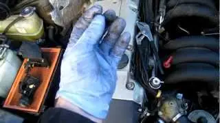 Mercedes M104 motor, throttle body removed, some tips