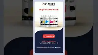 Printed with Splashjet's Digital Textile Pigment Ink. #shorts #textileprinting #trending #printing