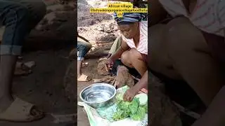 African village life#cooking organic village food for lunch #african cooking.