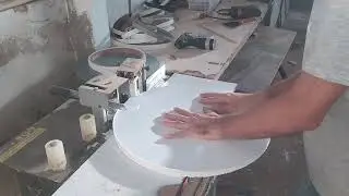 Como fitar c&iacute;rculos de MDF na coladeira de borda