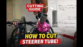 Cradiac XC 900 modifications | DIY | Installing Hassans short stem | Steerer Tube shortening 