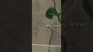 A B-2 flying captured by Google Earth satellites