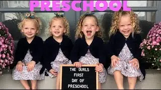 FIRST DAY OF PRESCHOOL-MOM BREAKS DOWN-Gardner Quad Squad
