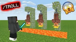 I Trolled Minecraft Villagers for 30 Days 😂