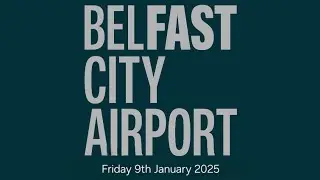 Runway 04 and 22 action over the city from Belfast City Airport - Friday 9th January 2026