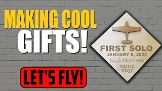 Making A Wooden Wall Plaque...For Pilots!
