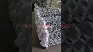 Galvanized Cyclone Mesh, Hot Dipped Galvanized Wire Rhomboidal Mesh, Durable Chain Link Mesh Wire